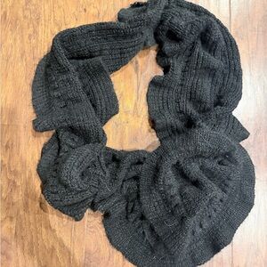 New York & Company Black Knit Scarf